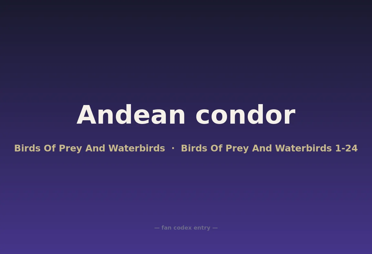Andean condor